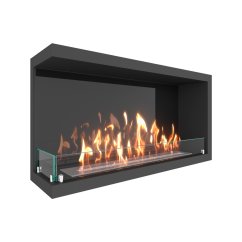 Биокамин угловой SteelHeat Leader 1000 левый