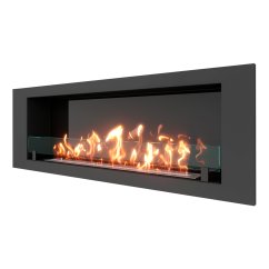 Биокамин встраиваемый SteelHeat LONG 1500