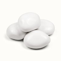 Декоративные керамические камни SteelHeat белые S 4 шт